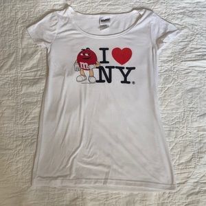 “I ❤️ NEW YORK” M&M t shirt!